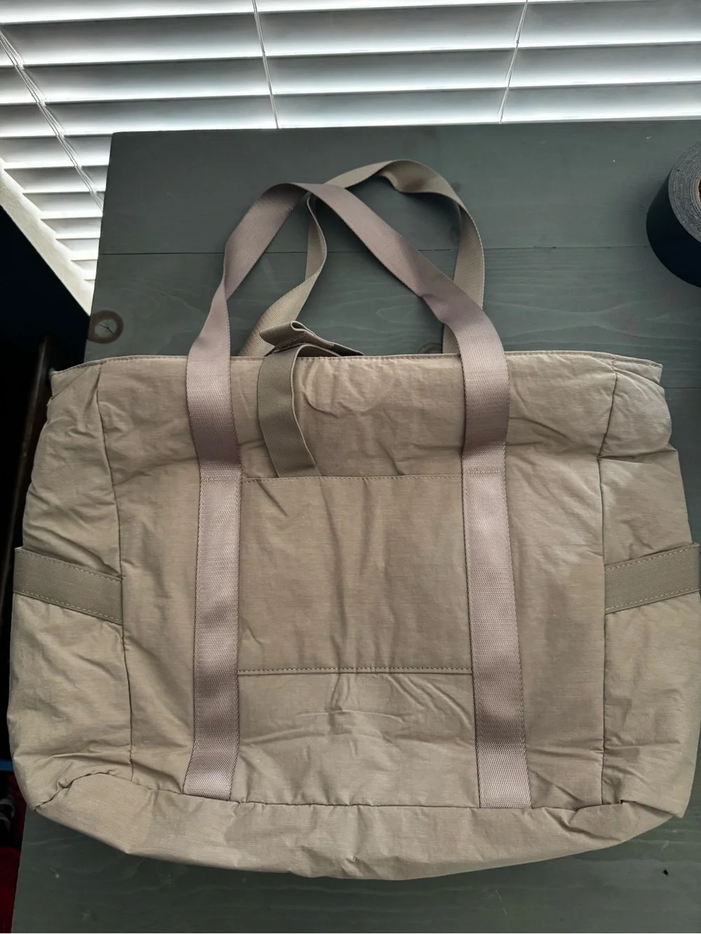 Bagsmart Taupe Duffel Tote Bag for Men